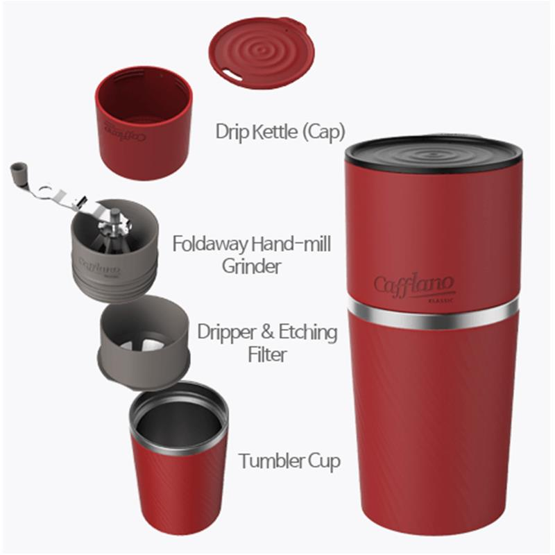 Cafflano Klassic Portable All-In-One Pour Over Coffee Maker