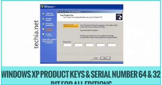 windows xp professional x64 product key 2018